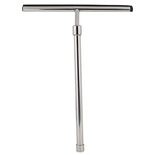 Stainless Steel Shower Squeegee for Shower Doors Bathroom Window and Car Glass Bathroom Cleaner Tool Household Window Mirror Squeegee