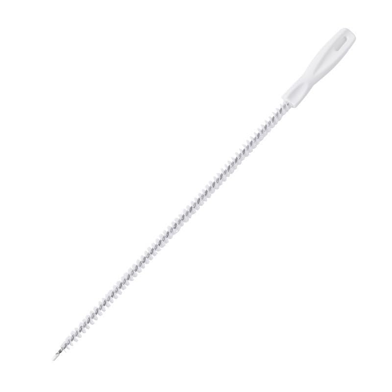Multi-Purpose Drain Snake Cleaner Tool - Flexible Pipe Clog Remover for Kitchen Sink, Bathroom Tub, Toilet, Shower Drain | Hair & Debris Unclogger | Easy to Use Plumbing Accessory - color: White