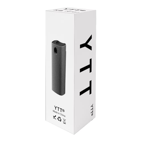 YTT Touchscreen Mist Cleaner, Screen Cleaner, for All Phones, Laptop and Tablet Screens,Two in One Spray and Microfiber Cloth (Grey) - color: Grey