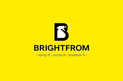 BRIGHTFROM Empty Shampoo Pump Bottle, 32 OZ / 1 Liter, BPA-Free Cylinder Container, Household & Commercial Use - Leak Proof
