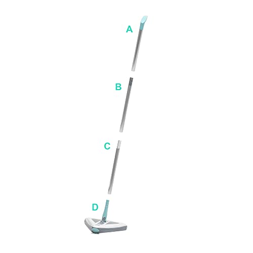 Zippi Sweeper Standard - 2025 New and Improved Lightweight Sweeper, Perfect for Short Carpet Hardwood and Tile, Triangular Design Allows for Sweeping in Corners, 30 Minutes Cleaning Time - style: Zippi Sweeper Standard