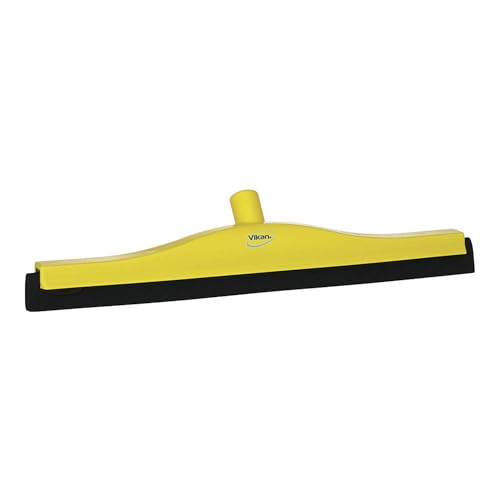Vikan 77536 Squeegee,Fixed Head,Floor,20",PP/RB,Yellow - color: Yellow, size: 7753