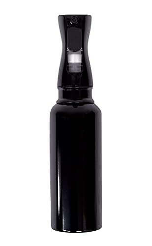 King Midas EmpireContinuous Spray Water Bottle - Ultra Fine Mist Spray Bottle for Salon Barber - King Size Aluminum Bottle for Hair - Empty Spray Bottle for Water Mist