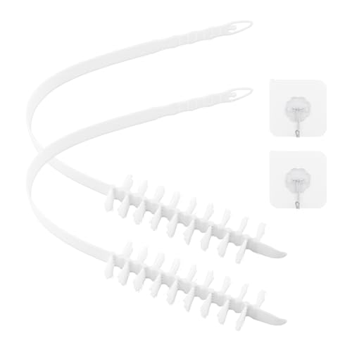 2 Pcs Washing Machine Cleaning Brush, Rolling Washing Machine Cleaner Front Loader Cleaning Tools with Storage Hook (23.23 x 5.51 x 1.38 inch)