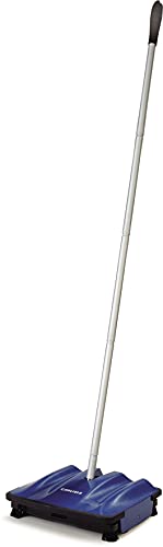 Carlisle FoodService Products Duo-Sweeper Rubberized Carpet and Floor Sweeper – Efficient Manual Cleaning for Restaurants with Low Pile Carpets