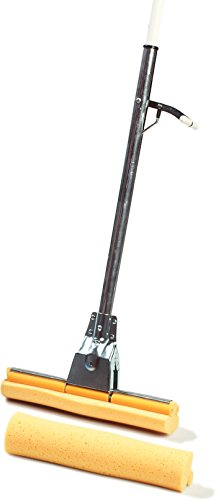 SPARTA Flo-Pac Sponge Mop Roller Mop, 12 X 51 Inches, Silver