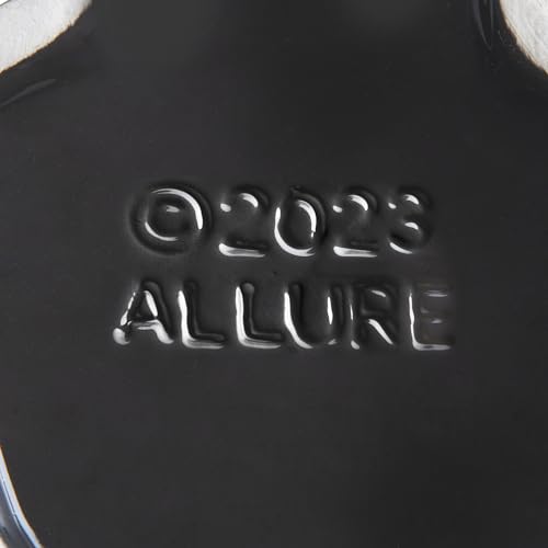 Black Labrador Ceramic Toilet Brush Holder with Plastic Brush Set by Allure Home Creation - color: Black Labrador