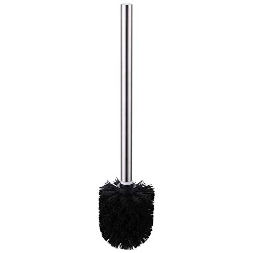 Angle Simple Toilet Brushes, Toilet Bowl Scrubber Brush Head 3 PCS with Cleaner Wand for Bathroom Restroom