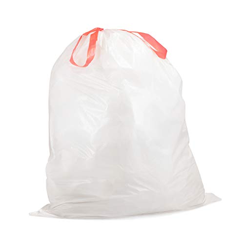 UNSCENTED 21 Gal / 80 Liter | Drawstring Closure Trash Bag | Heavy Duty By Qualia (UNSCENTED, 45 BAGS) - size: 45 Count (Pack of 1), style: UNSCENTED