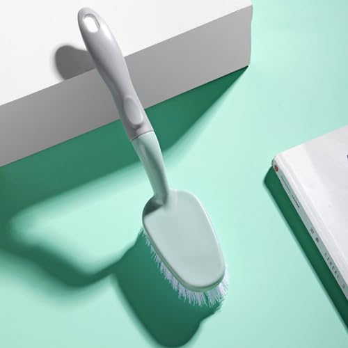 Scrub Brush, Cleaning Brush Bristles with Ergonomic Handle Cleaning Shover Scrubber Handheld Cleaning Brushes for Bathroom Shower Kitchen Floor Bathtub