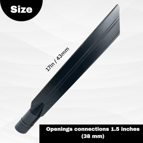 Crevice Tool Compatible with proteam Vacuum Parts and proteam Backpack Vacuum 1.5 inch 38mm Attachment for Commercial Hose Systems Replacement Parts - aspiradora de Mochila.