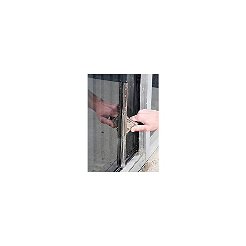 Unger PR45 Pro Stainless Steel Window Squeegee, 18 inch Wide Blade, Black Rubber
