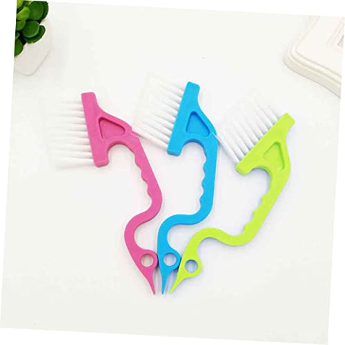 9pcs Swan Shape Window Groove Brush Handheld Cleaning Tool for Window Track Screen and Groove
