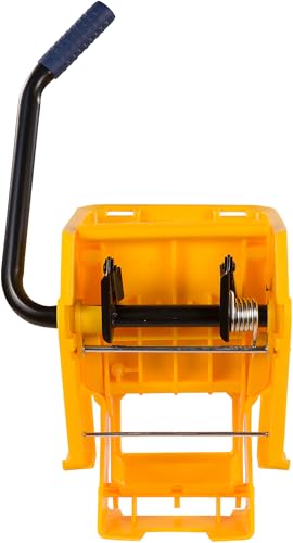 Carlisle FoodService Products 36908W04 Side Press Wringer, 15" Length x 11" Width x 9.88" Height, Yellow, For 26 qt and 35 qt Mop Bucket