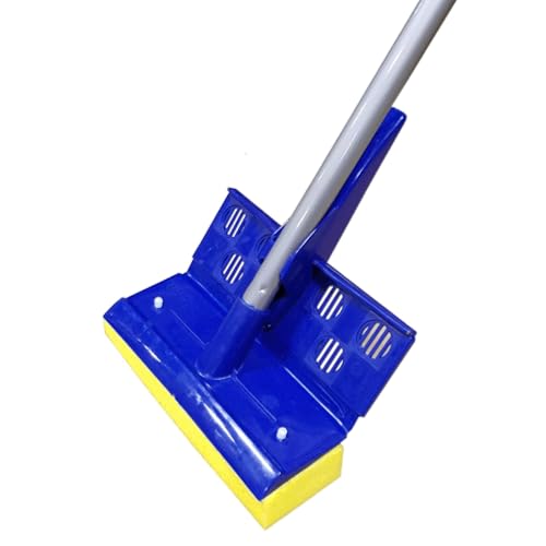 HOMEMAID® Sponge Mop – Self Wringing EZE-Squeeze Sponge Mop for Easy Floor Cleaning - Kitchen, Bathroom, Tile & Hardwood Floors - Made in USA - size: Squeeze Mop