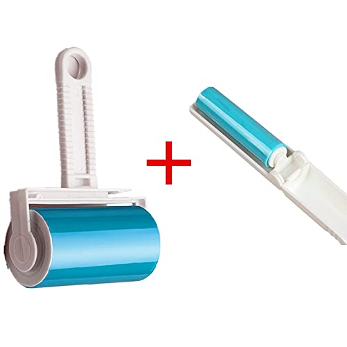 Portable Washable dust Remover Drum Portable Folding Clothes Sticky Hair Remover Pet Cats Dog Hair Removal dust dust Brush roll(Scode) - size: Scode