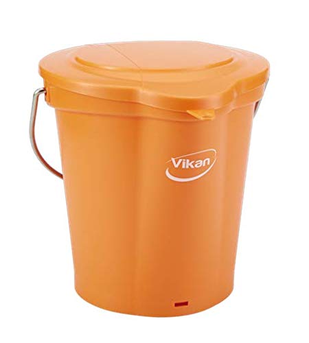 Vikan 56897 Lid,Pail,1.5 gal.,PP,Orange