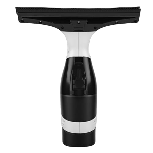 Garosa Cordless Window Vacuum Cleaner, 11 Inch Silicone Vane/Wing with 1.2KPa Suction Power for StreakFree Cleaning on Mirrors and Shower Glass