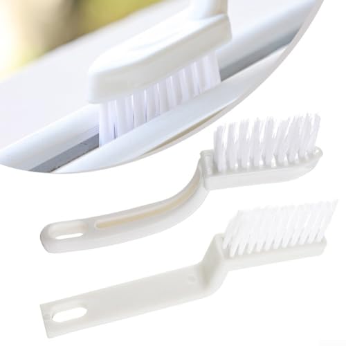 Grout Cleaner Brush with Stiff Bristles for Tile Joints and Crevices Angled Design Scrubber for Bathroom Kitchen Window Tracks Blinds Car Vents Shower Door Tracks and Other Tight Spaces(Points) - size: Points