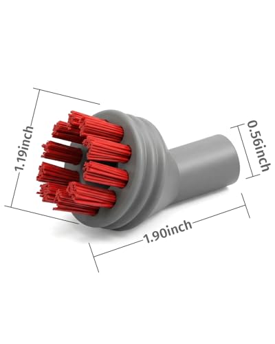 6 Pack Steam Cleaner Brush Attachments for Tile & Grout,Includes Scraper & Brushes,Compatible with Bissell SteamShot 39N7A 39N7V 2994B, with Perfect Seal Design