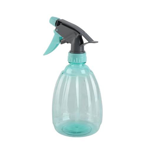 GLOGLOW Spray Bottle, 500ml Plastic Water Spray Bottle with Adjustable Nozzle and Handle, for Watering Plants Home Garden Balcony Indoor Potted Plants (Green) - color: Green