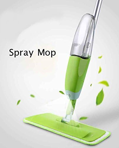 Washable Spray Floor Mop with Microfiber Pad and Refillable Bottle Suitable for Wooden, Vinyl, Marble and Tiles Floors