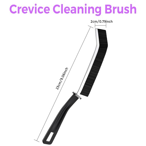 Detail Cleaning Brush Set of 3, Hard Bristle Gap Brushes