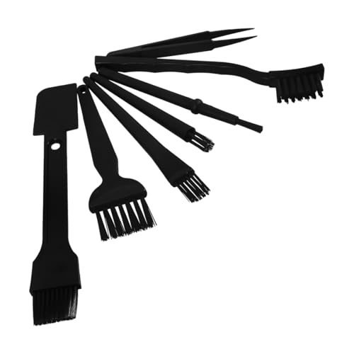 BESTOYARD Anti Static Brush Set 7 Pcs Brush Kit for Keyboard Cleaning Computer Keyboard Laptop Cleaning Kit Phone Dust Removal Portable Pa Brushes for Safe Device Care