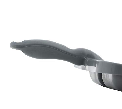 Superio Set of Grey Broom and Matching Dustpan Broom Has a 48” Handle, Durable Plastic Dustpan with Comfort Grip Handle - color: Dark Grey, size: Sweep Set