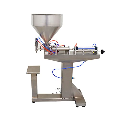 INTBUYING Automatic Paste Liquid Filling Machine for Shampoo Oil Water Perfume 30-300ml One Nozzle with Stand