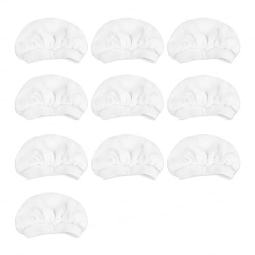 Tidy Monster Reusable Microfiber Steam Cloth Covers, Cleaning Pads for Handheld Steam Cleaners, Washable & Scratch-Safe, Compatible with Bissell Steam Shot, McCulloch, PurSteam & Wagner - color: 10 Pack White