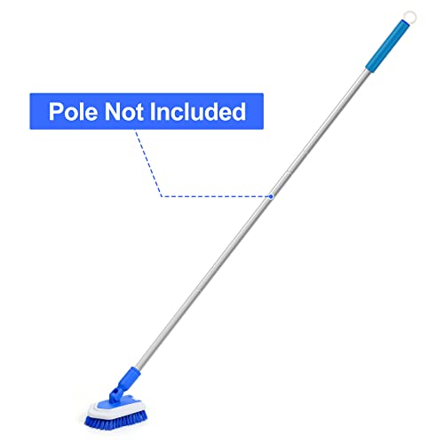 Lalafancy Cleaning Brush Head Tub and Tile Scrubber Stiff Bristles Brush Replacement Refill for Bathroom Bathtub Shower Cleaning Fit Lalafancy Scrub Brush - color: Blue, size: Stiff Bristles Brush