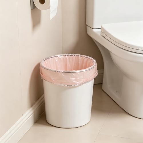 6Rolls Extra Thick & Durable Drawstring Trash Bags - Large, Portable Kitchen Waste Bags for Home Use