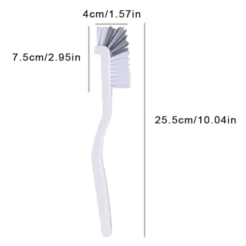 2 Pack Kitchen Scrub Brush - Stiff Bristles for Tight Spaces, Multi-Purpose Cleaning Tool for Sink, Tiles, Shower & Bottles - size: 2 Pack