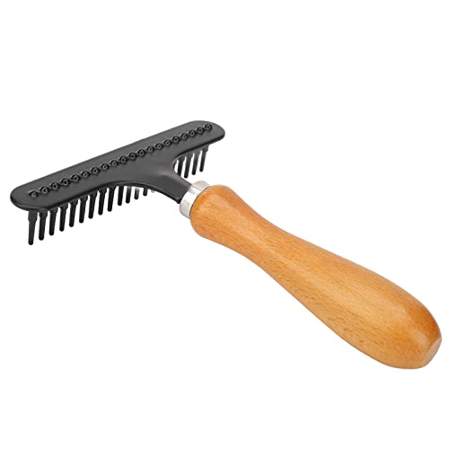 Carpet Rake to Fluff Carpet,Handheld Carpet Rake for Carpet Cleaning,Stainless Steel Rug Rake for a Neat Look,Ideal for High Traffic Areas and Pet Homes