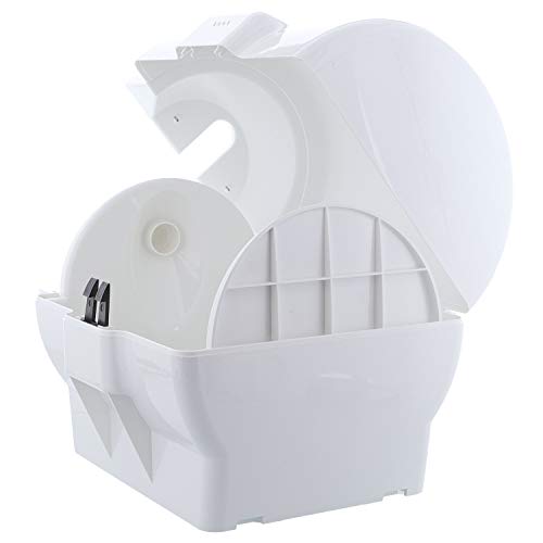 Upward-Pull Wall Mounted Wipes Dispenser for Surface or Skin Wet Wipes - Stylish White Dispenser for Sanitizing Hand Wipe Refill Rolls in Public Facilities, Offices, Hospitals, Stores - size: White Wall Dispenser