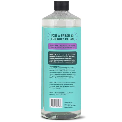 Aunt Fannie's Ultra Concentrated Floor Cleaner Vinegar Wash, Multi-Surface Solution For Mopping, Makes 16 Gallons, Lavender Scent, 32 oz. (Pack of 1) - size: 32 Fl Oz (Pack of 1)