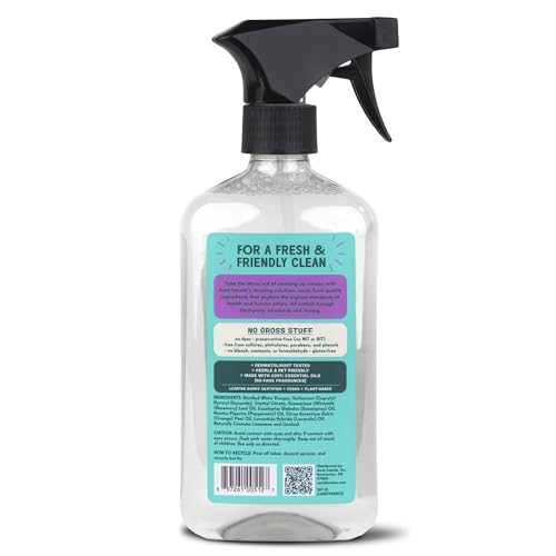 Aunt Fannie's All Purpose Household Cleaner, Multi-surface Spray, Powered by Vinegar for Kitchen, Bath, Windows and Countertops, Lavender Scent (Pack of 1) - size: 16.9 Fl Oz (Pack of 1)
