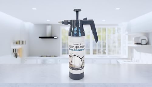 ExtremeMist High-Performance Kitchen & Bath Sprayer | Refillable Pressurized Sprayer | Ultra-Fine Mister | Continuous Spray Bottle for Cleaning | High Pressure | 32 oz Bottle