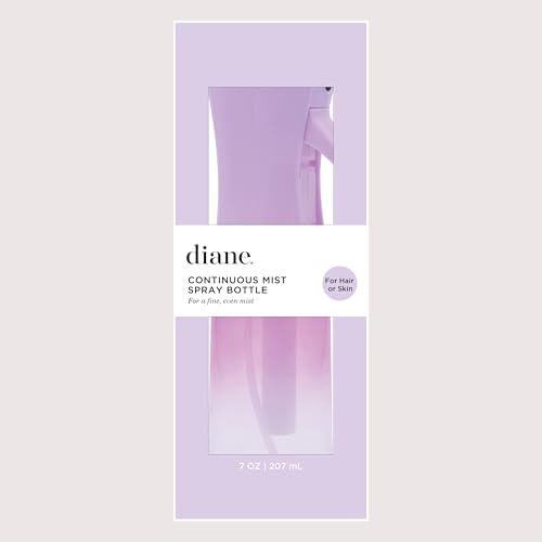 Diane Ombre Continuous Sprayer Bottle, Continuous Fine Mist Water Sprayer, Ultra-Fine Even Mist For Hair Styling, Curls & Blowouts, Ergonomic Design, Continuous Small Spray Bottle, 7 oz