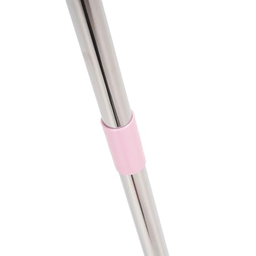 Carpet Sweeper Manual Push Handheld, Push Sweeper 2 in 1 Hand Floor Hand with 180 Degree Rotating Hard Floor Mopping Cleaner for Wooden Marble (Pink)