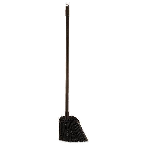 Rubbermaid Commercial Products Executive Series Lobby Broom, Vinyl Handle, Black, for Professional/Janitorial Cleaners, Light-Duty Industrial Cleaning/Sweeping of Indoor Floors/Hardwoods