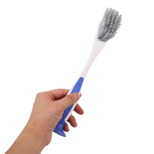 Beavorty 3pcs Long Handle Kitchen Brushes Versatile Dish Scrubbers with Suction Cup for Pans Sinks and Dishes Efficient Removal and Extended Protection for Safe