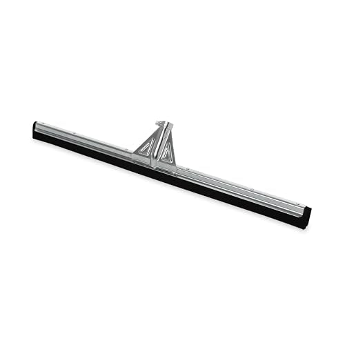 Rubbermaid Commercial Products Heavy-Duty Floor Dual Squeegee Black for Warehouses/Concrete/Car Garage/Basement Floor - size: 30in, style: Heavy-Duty