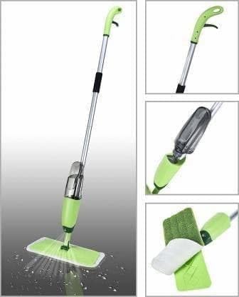 Spray Mop Wooden Floor with Reusable Microfiber Pads 360 Degree Handle Quick and Easy Stainless Steel Home Clean Tools Removable Washable Pad