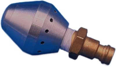 Professional Duct Cleaning Reverse Air Skipper Ball, 12 Holes, 1/8 Inch Male Plug, Air Duct and Dryer Vent Cleaning Tool