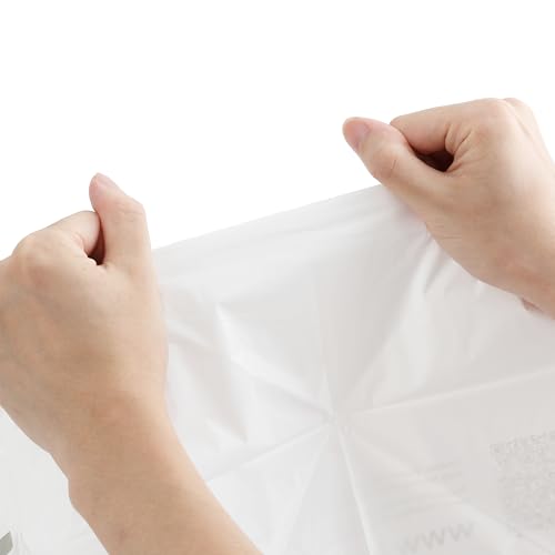 happimess 8 Gallon (30L) Drawstring Trash Bags, Slim, Unscented, White, Heavy Duty LDPE Liners for Kitchen and Household, Custom Fit 80 Count (4 Packs of 20 Liners) HPM3000D-W-4SET - size: 80 Count (Pack of 1)
