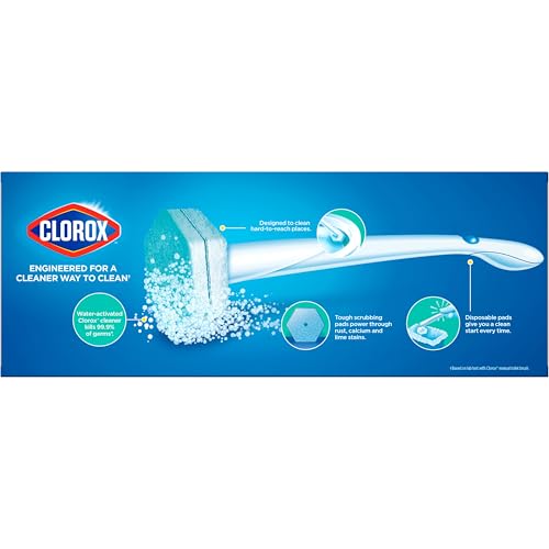 Clorox ToiletWand Toilet Cleaner Refills, Toilet brush, Rainforest Rush, 10 Ct - size: 10 Count (Pack of 1)