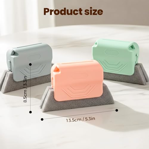 Magic Window Track Cleaner, 2026 New Handheld Window Groove Cleaning Brush Tool Set, Cleaner Brushes for Window lides Gaps Tile Lines Shutter Slats Car Vents & Narrow Gaps (3, Mix) - color: Mix