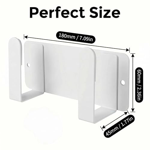Pot Lid Rack, Wall Mounted 304 Stainless Steel Multi-Functional Storage Holder, Fits Cutting Boards, Pot Lids, Bathroom Scales, Self-Adhesive & Screw Mounting, Kitchen & Bathroom Organizer (White) - color: White